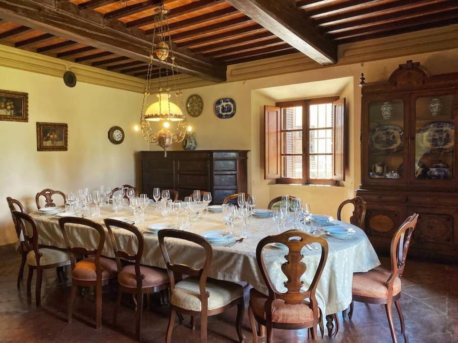 Tenuta Uzielli An Elegant Countryside Villa Monteriggioni Eksteriør billede