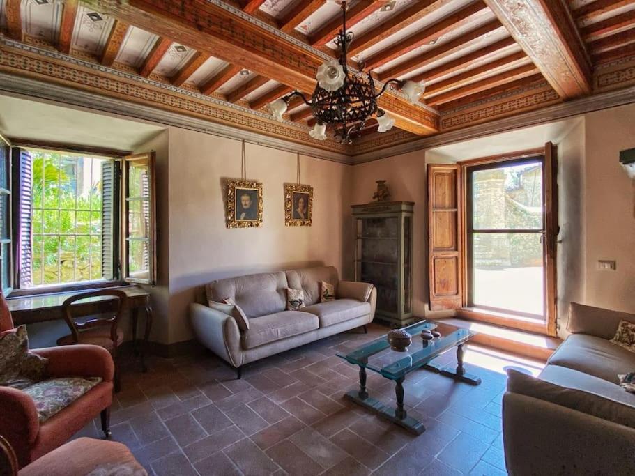 Tenuta Uzielli An Elegant Countryside Villa Monteriggioni Eksteriør billede